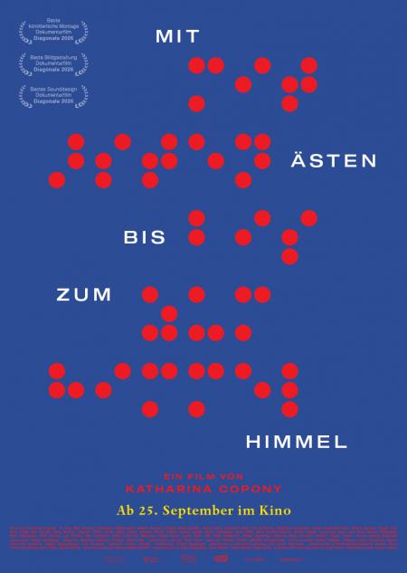 Mit Ästen bis zum Himmel (Katharina Copony), Kinostart, Braille-Schrift, Preise, Auszeichnungen
