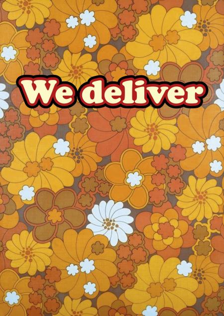 We deliver_Plakat